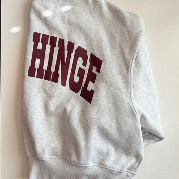 Gold Hinge Gray Sweatshirt - Picture 2 of 4